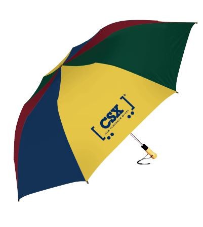Multi Colored Folding Umbrella