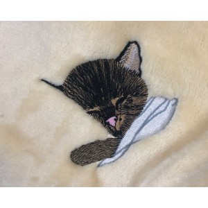Chessie Cat Baby Blanket